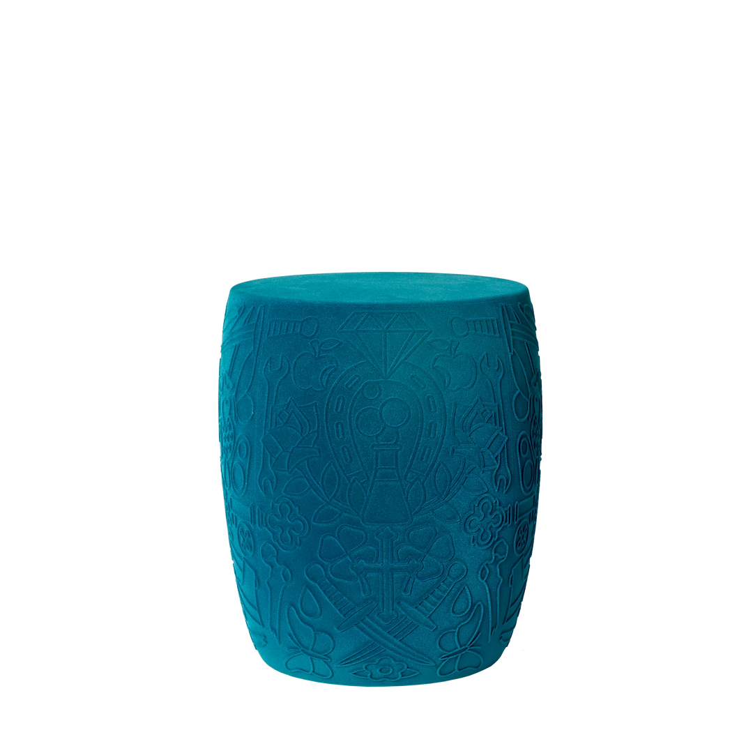 MEXICO STOOL & SIDETABLE VELVET