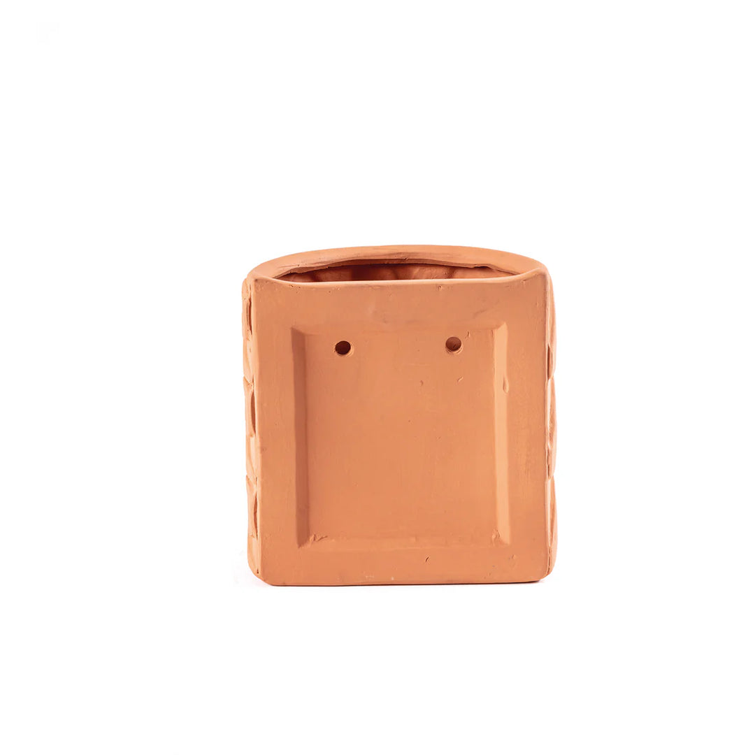 Magna Graecia Terracotta Wall vase Onde