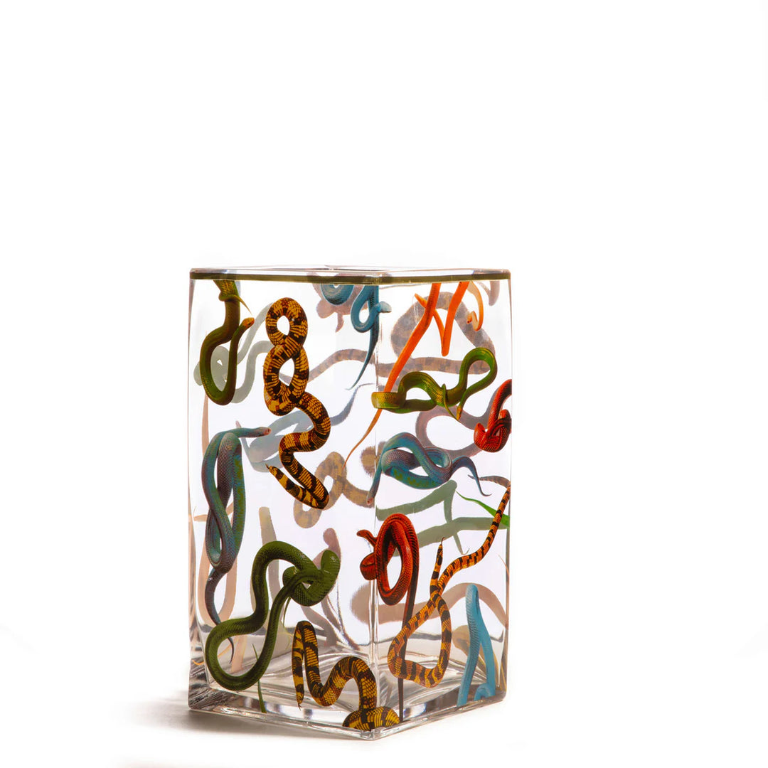 Glass vase big Snakes