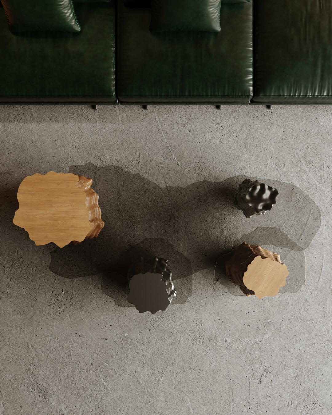 MELTED HESNSEN COFFEE TABLE