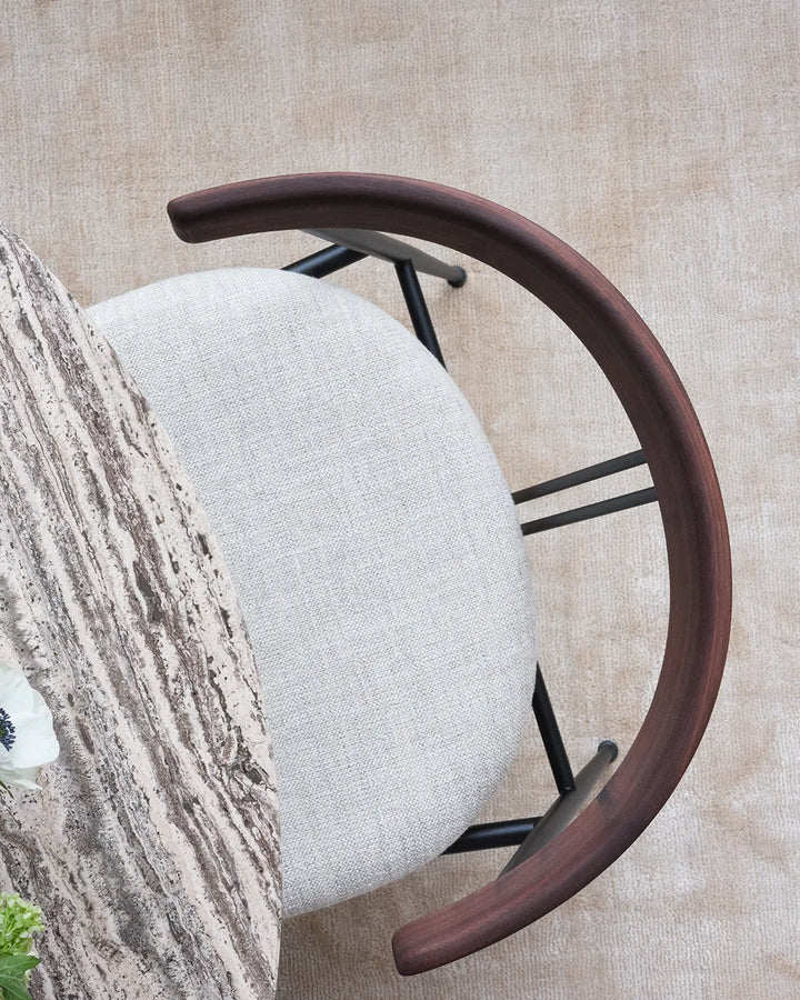 VIOLIN WALNUT DINING CHAIR