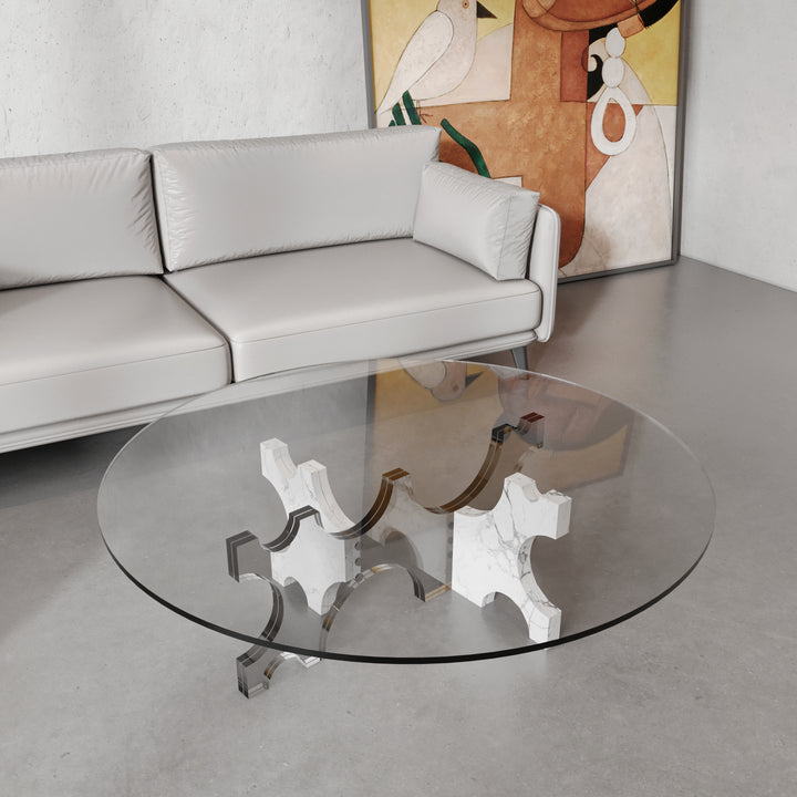 ANGELS & TABLE  COFFEE TABLE