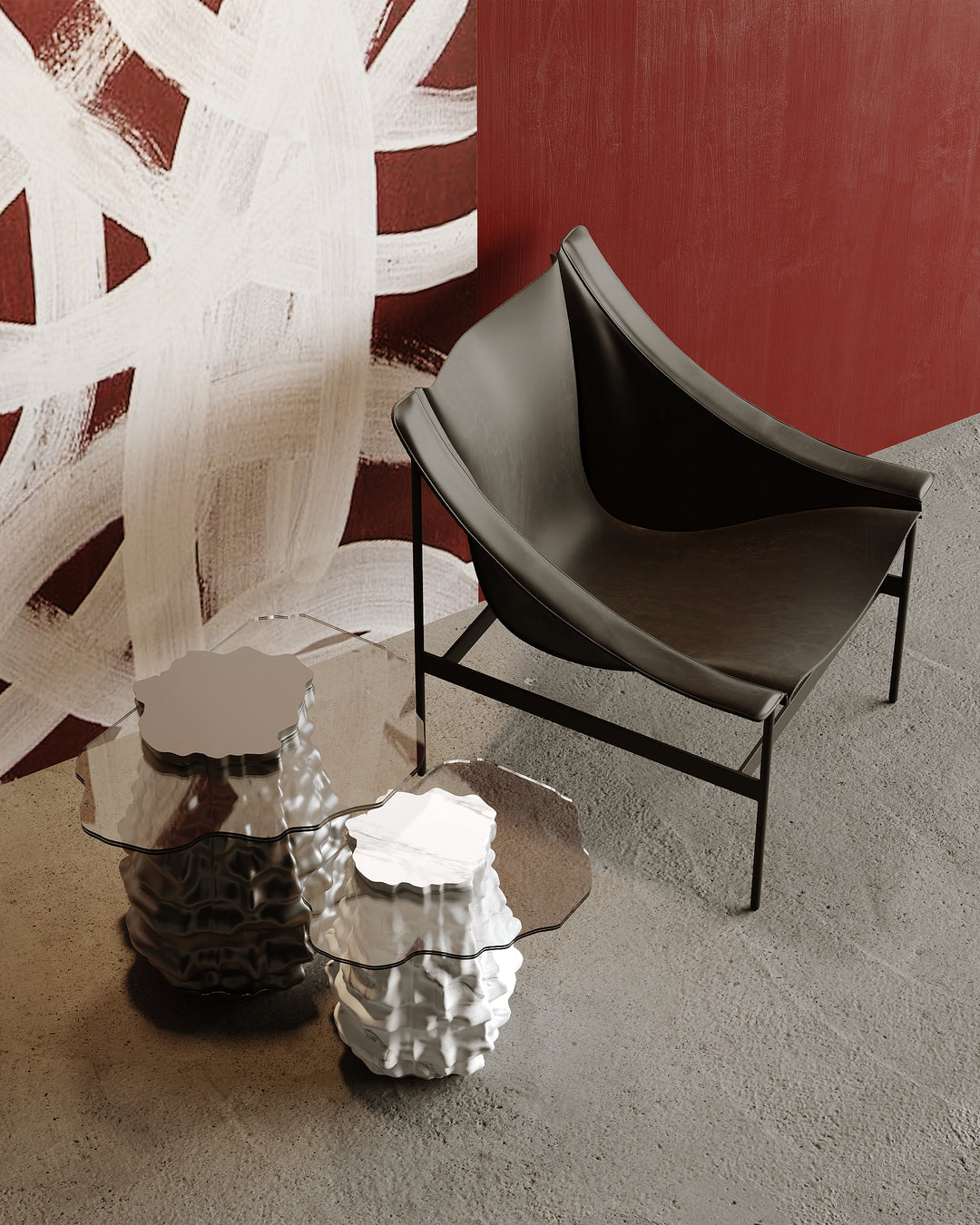 MELTED HANSEN SIDE TABLE