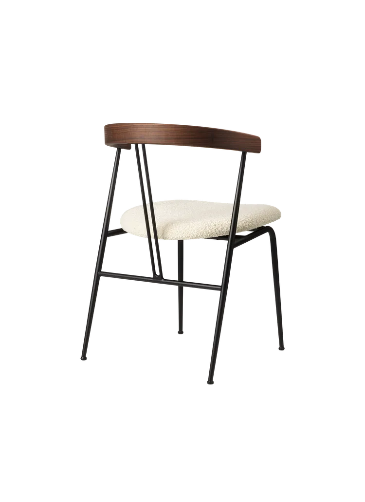 VIOLIN WALNUT DINING CHAIR
