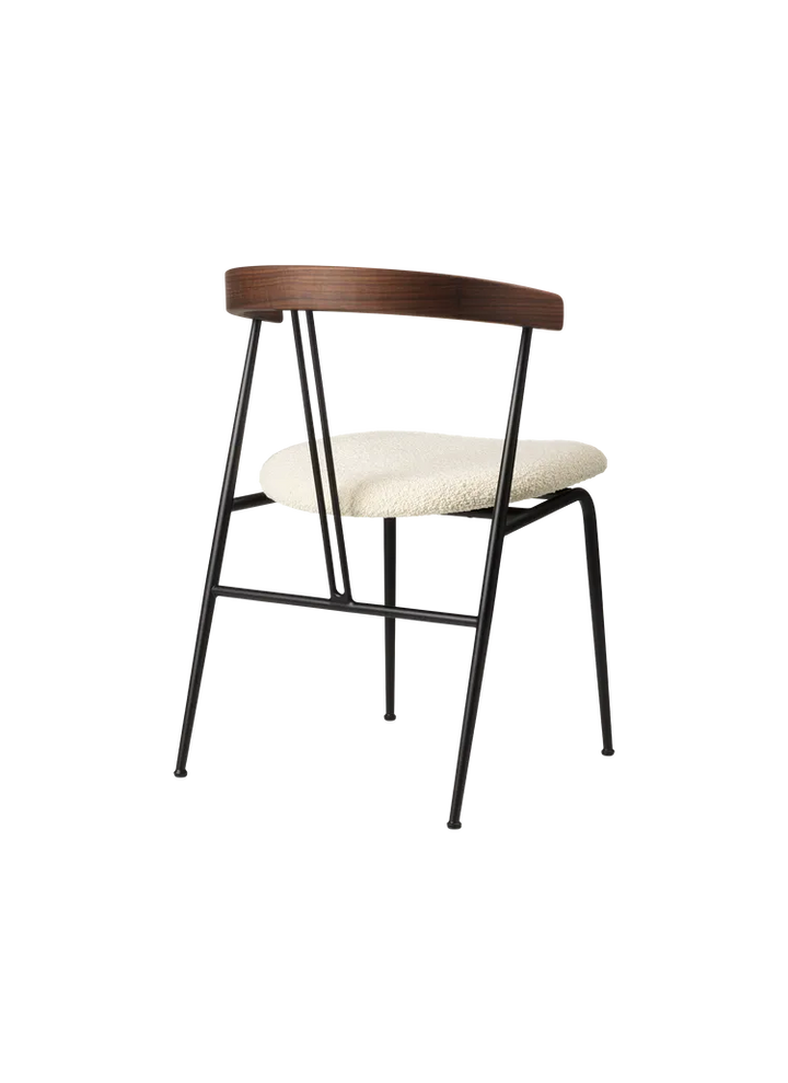 VIOLIN WALNUT DINING CHAIR