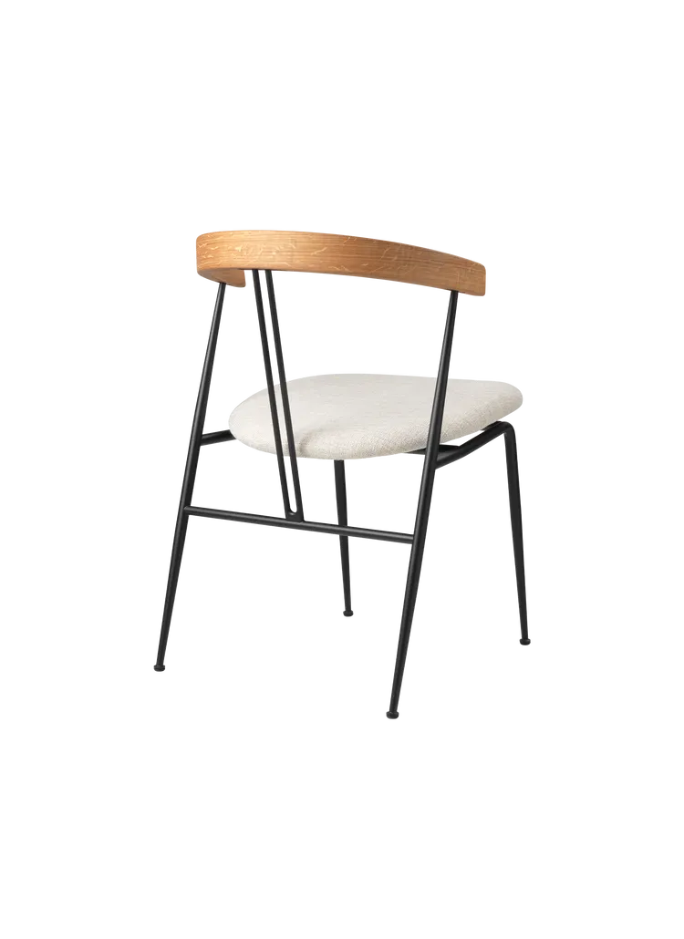 VIOLIN OLIED OAK DINING CHAIR