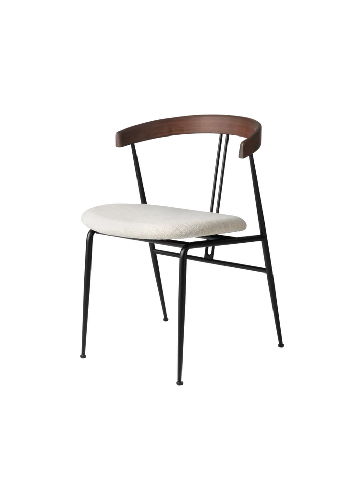 VIOLIN WALNUT DINING CHAIR