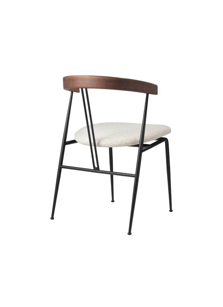 VIOLIN WALNUT DINING CHAIR
