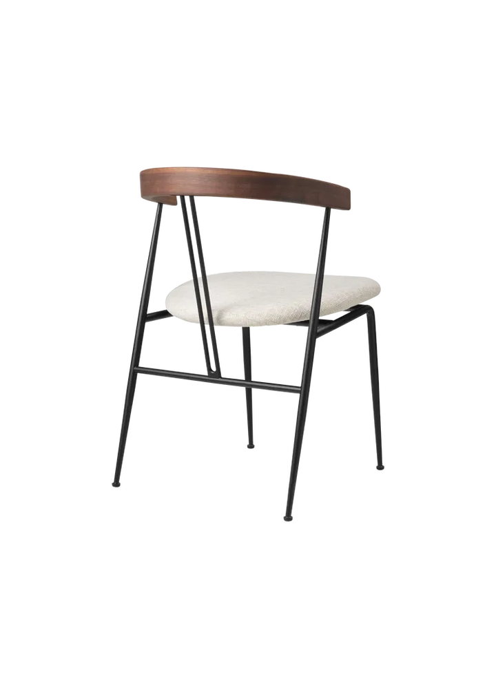 VIOLIN WALNUT DINING CHAIR