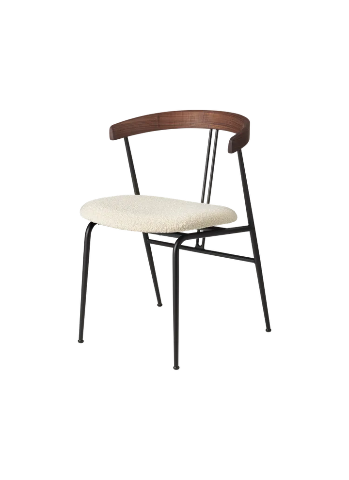 VIOLIN WALNUT DINING CHAIR