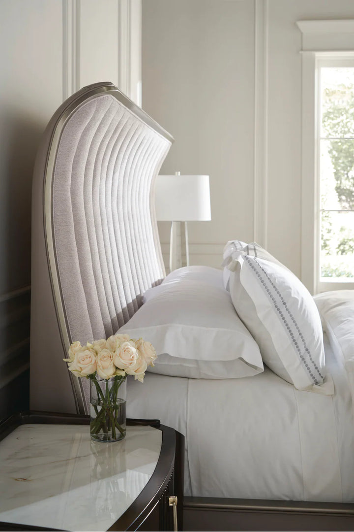 Tufted Chenille Curved Bed