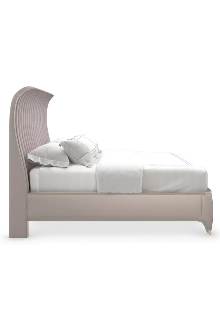 Tufted Chenille Curved Bed