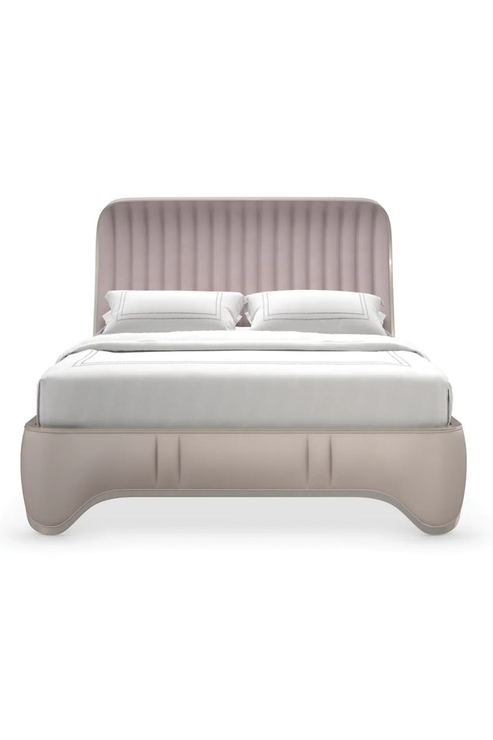 Tufted Chenille Curved Bed
