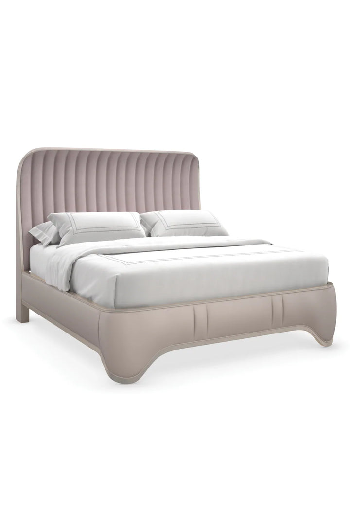 Tufted Chenille Curved Bed