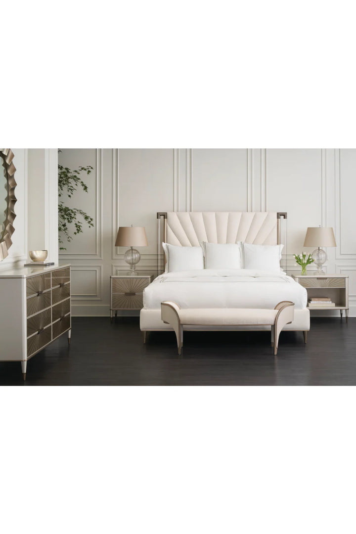 Taupe Tailored Bed