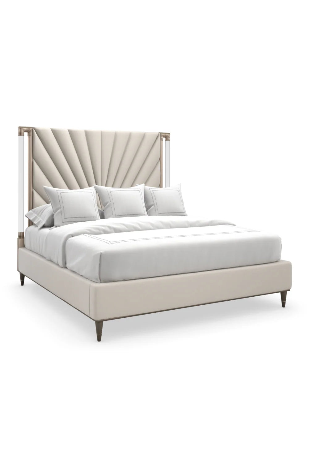 Taupe Tailored Bed