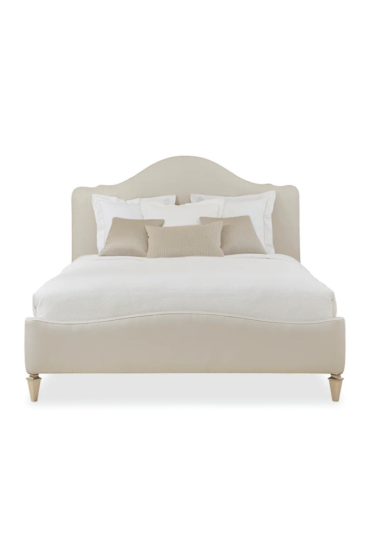 Camel-Back Modern Bed