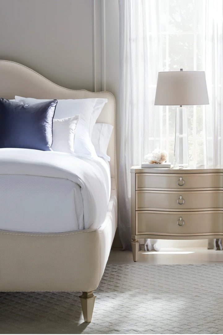 Camel-Back Modern Bed