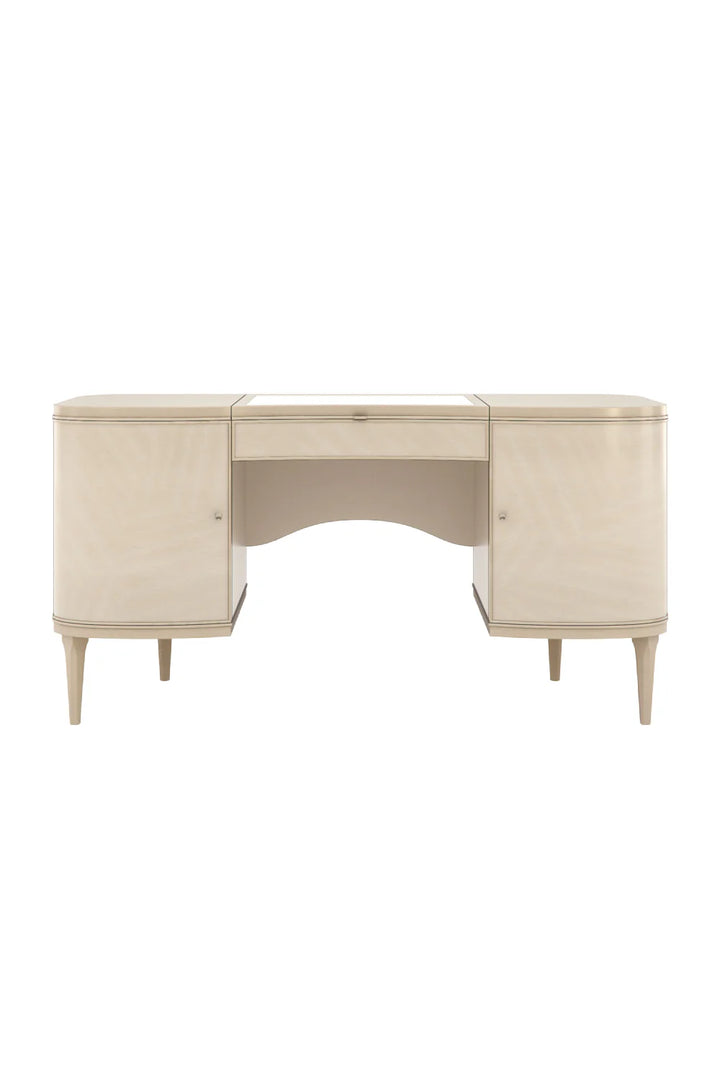 Cream Modern Vanity Table