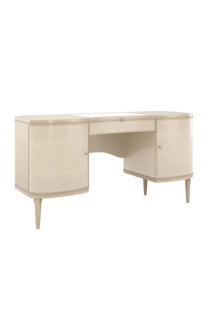 Cream Modern Vanity Table