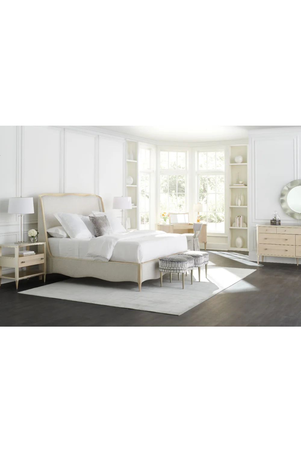 Cream Modern Vanity Table