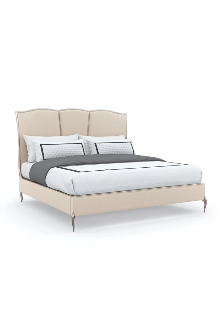 Silver Framed Modern Bed