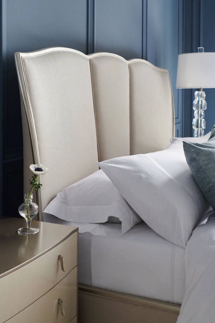 Silver Framed Modern Bed
