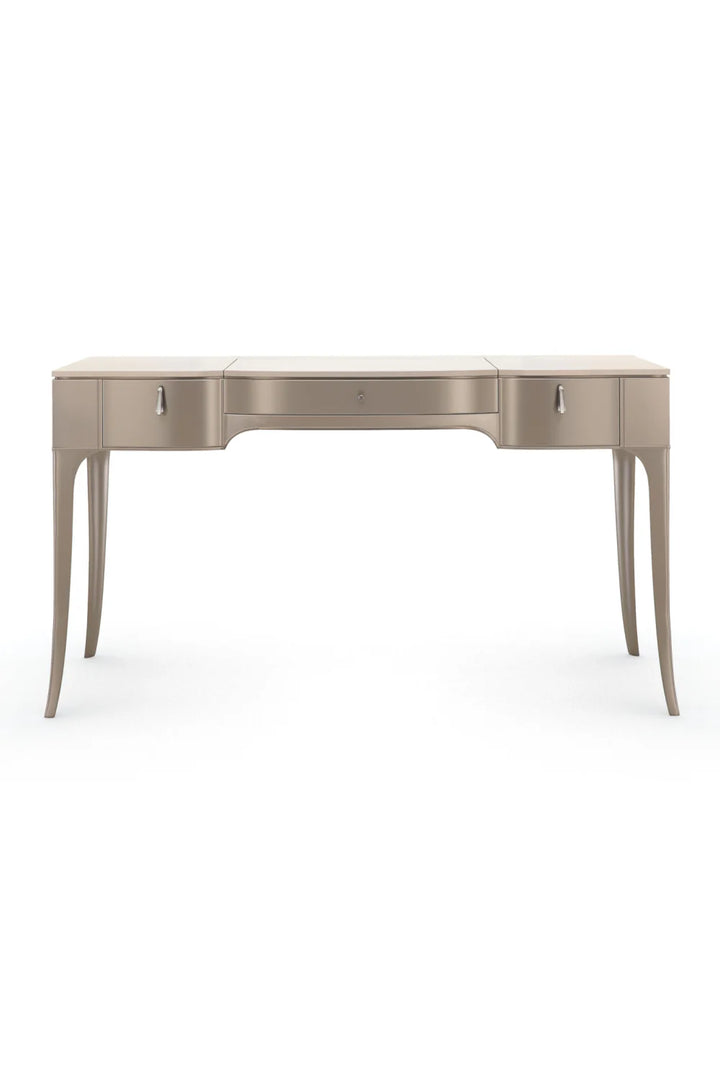 Flip Top Mirror Vanity Table