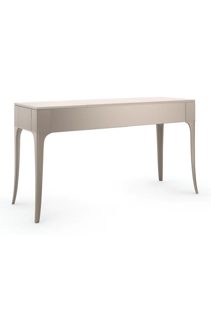 Flip Top Mirror Vanity Table