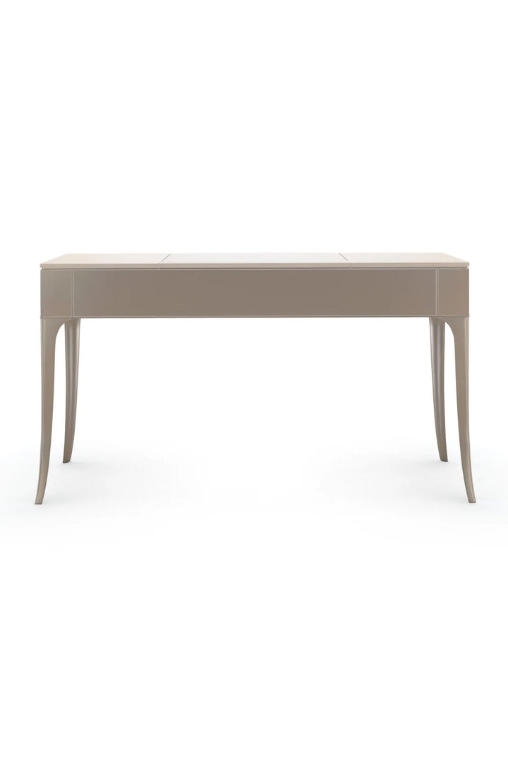 Flip Top Mirror Vanity Table