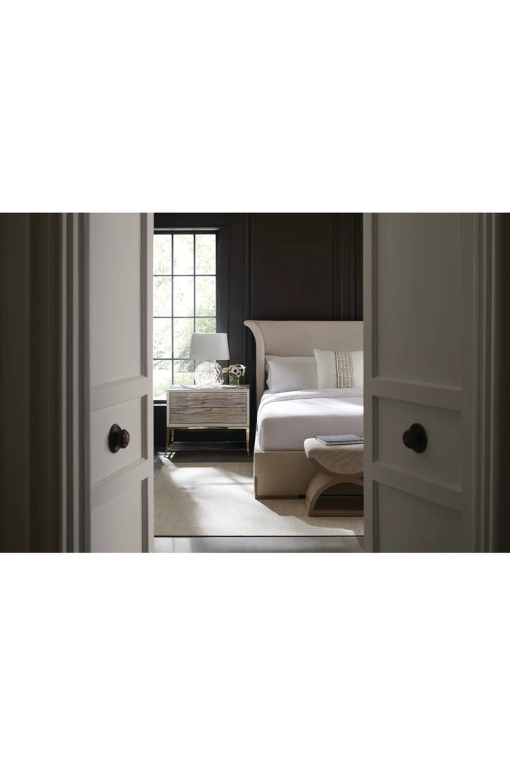Light Gray Modern Bed