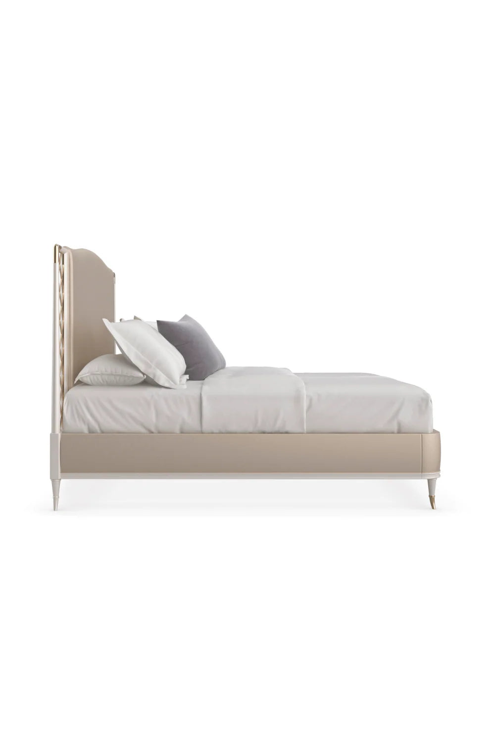 Light Gray Modern Bed