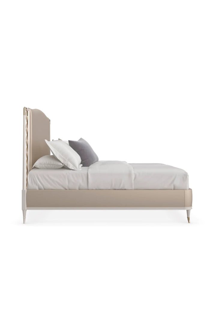 Light Gray Modern Bed
