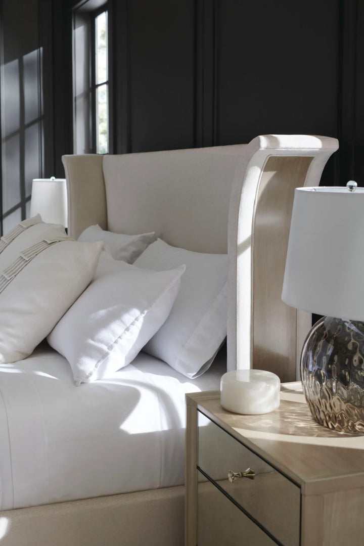Light Gray Modern Bed