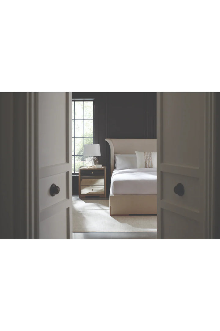 Light Gray Modern Bed