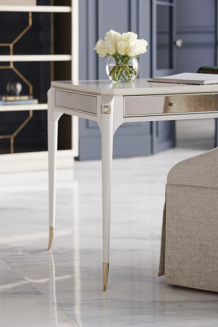 White Modern Desk