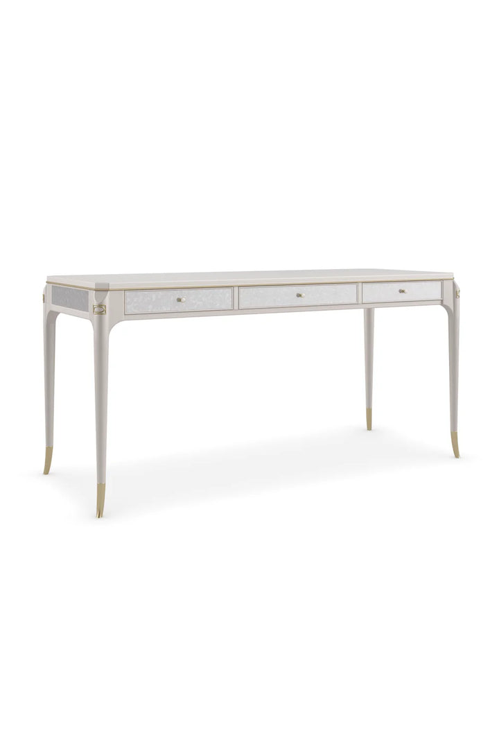 White Modern Desk