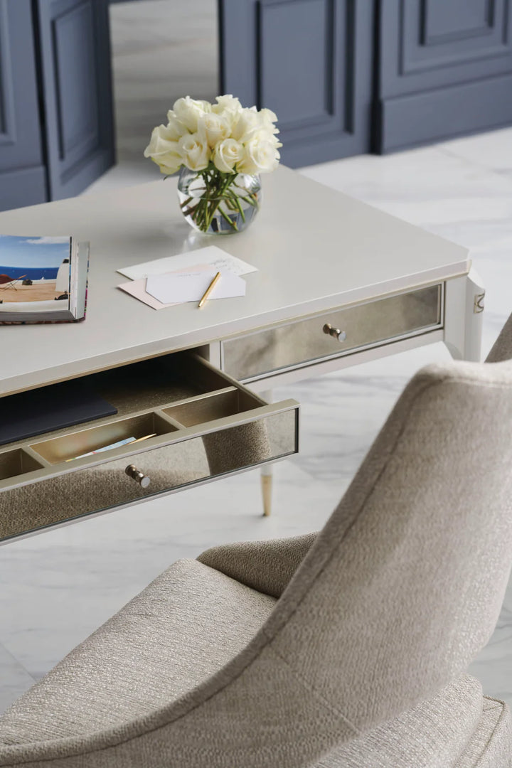 White Modern Desk