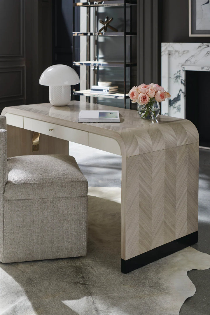 Herringbone Patterned Desk
