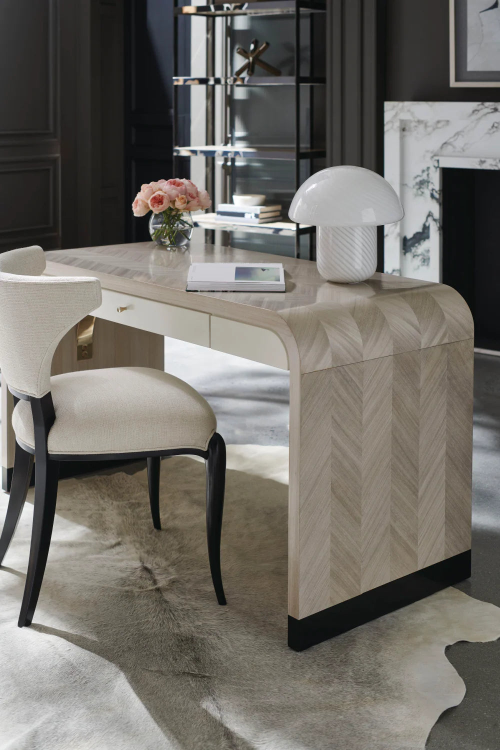 Herringbone Patterned Desk