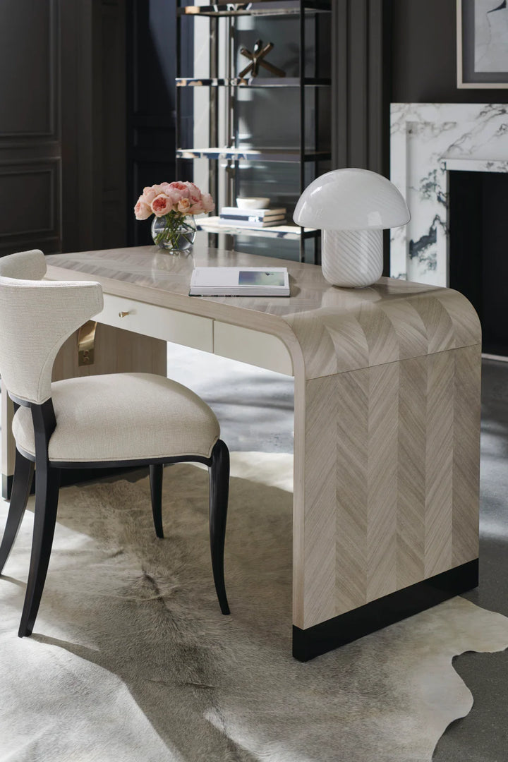Herringbone Patterned Desk