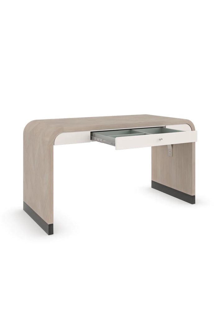 Herringbone Patterned Desk
