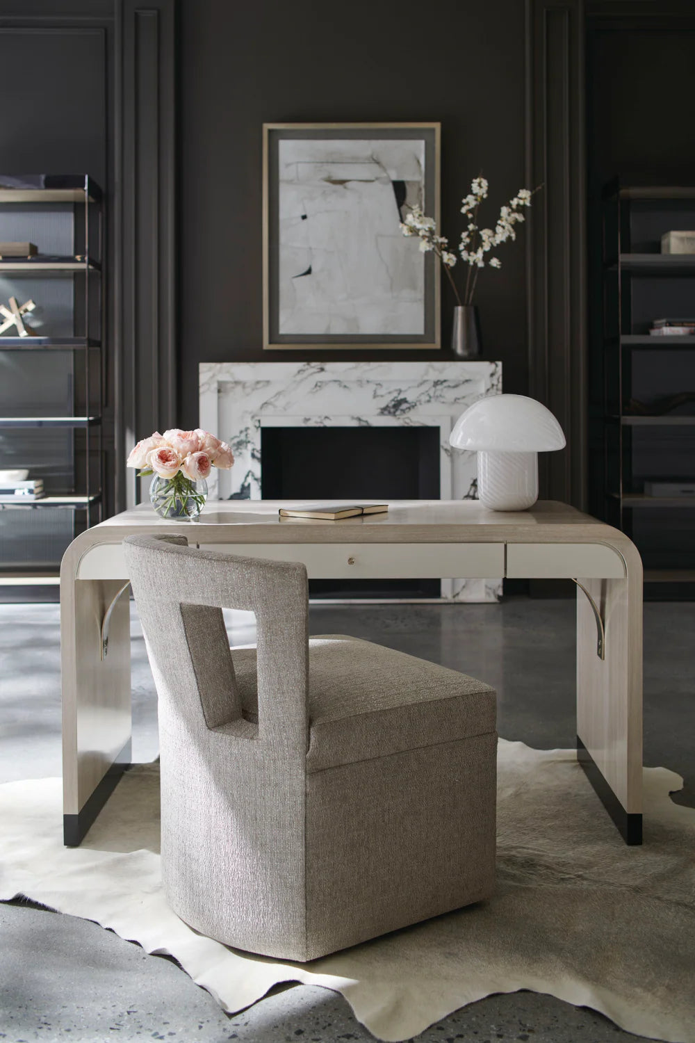 Herringbone Patterned Desk
