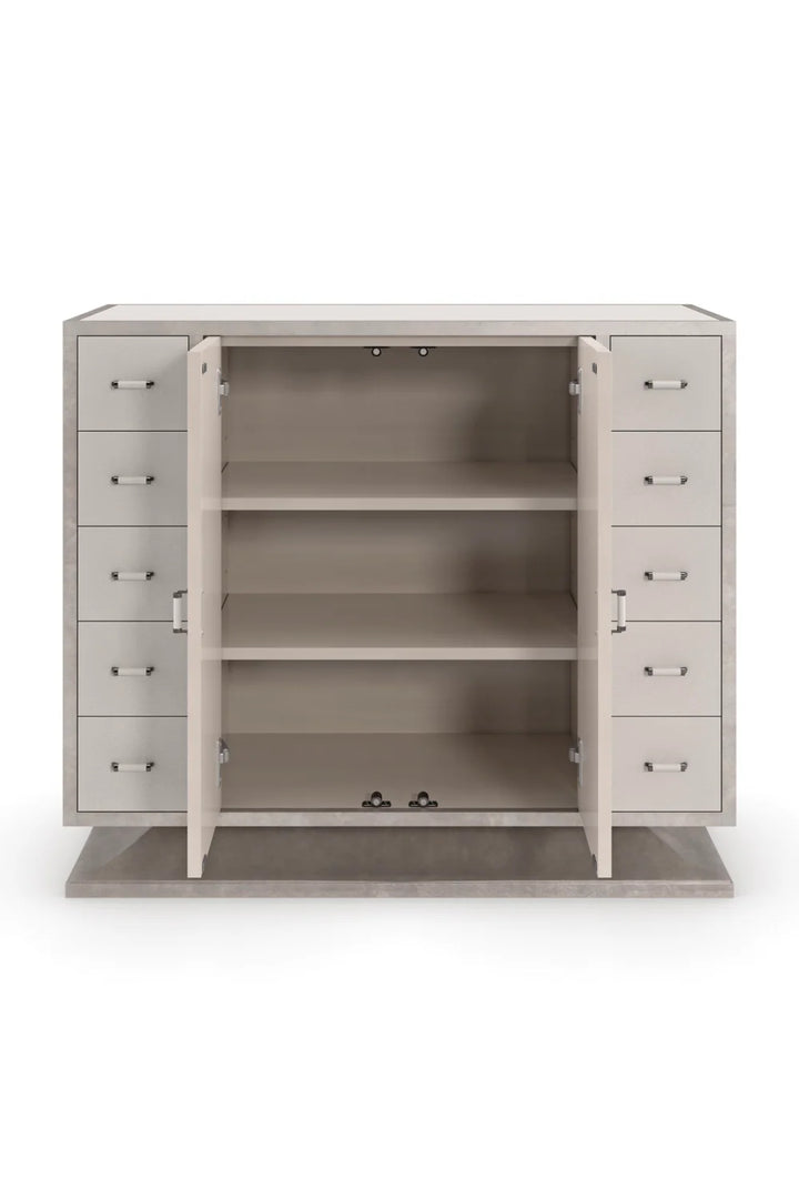Art Deco Shagreen Cabinet