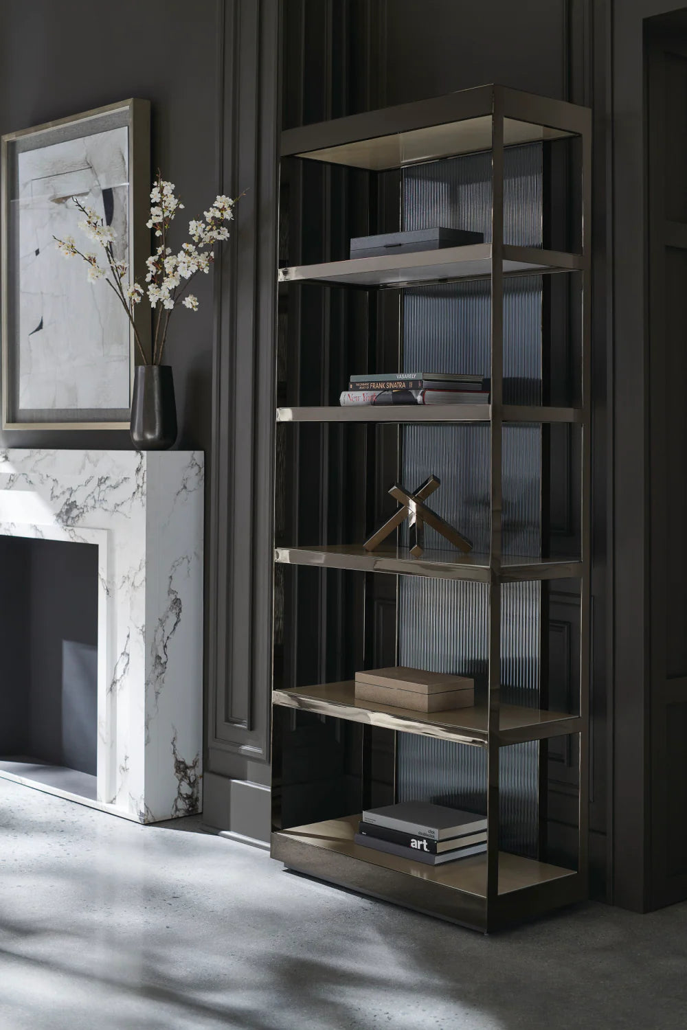 Bronze Framed Display Cabinet