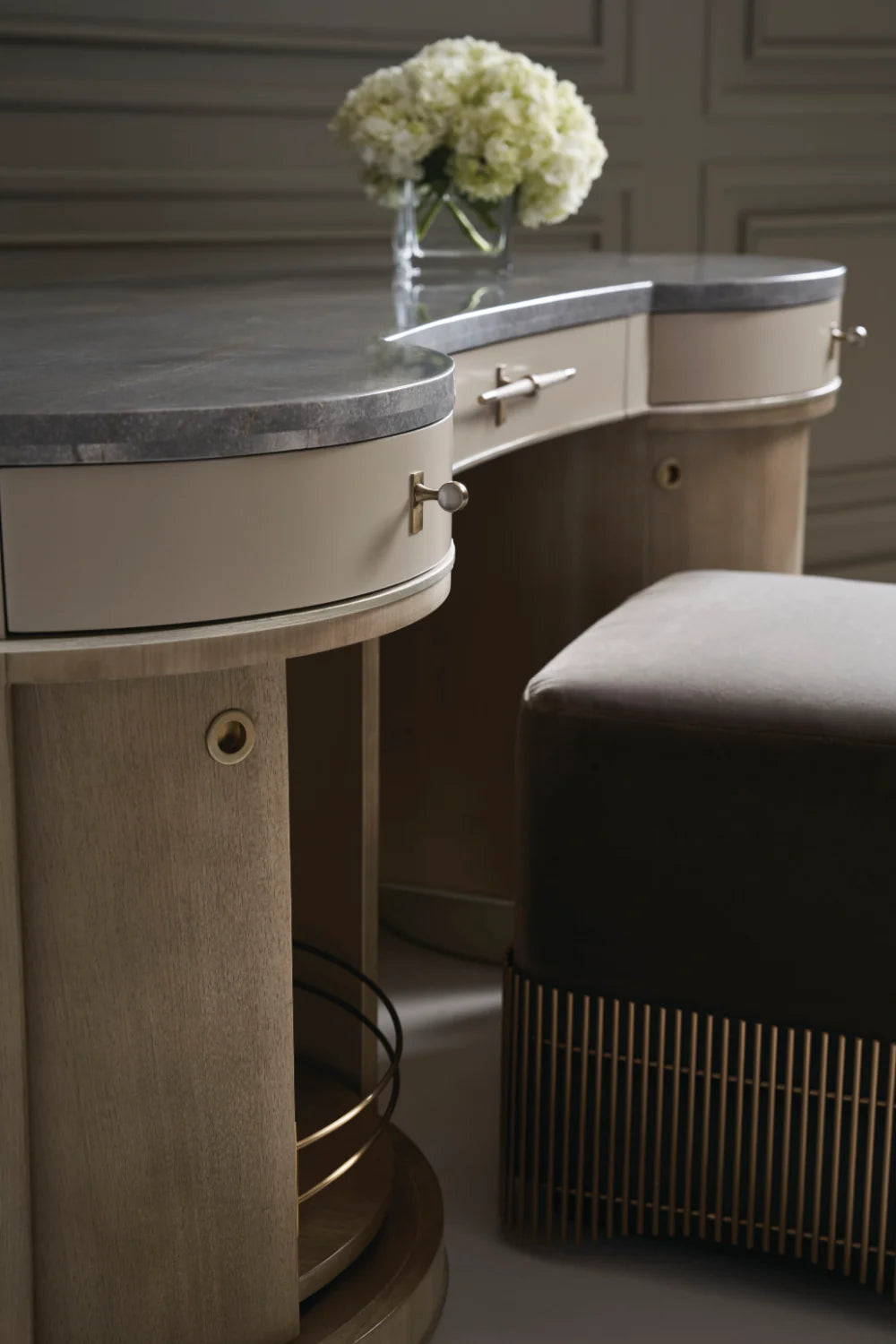 Swivel Shelf Dressing Table