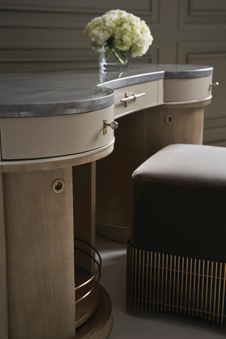 Swivel Shelf Dressing Table