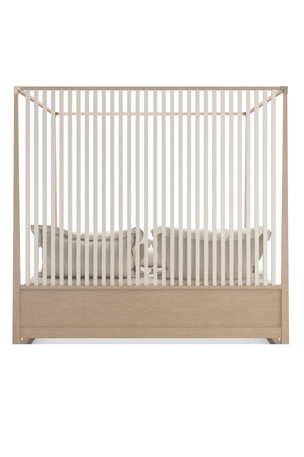 Light Oak Canopy Bed