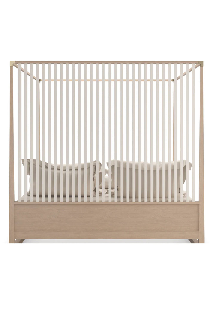 Light Oak Canopy Bed