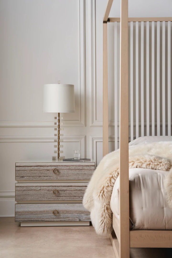 Light Oak Canopy Bed